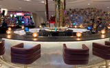 The Bar at Commons Club stands near the entrance to Virgin Hotels Las Vegas.