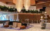 The lobby area of Virgin Hotels Las Vegas.
