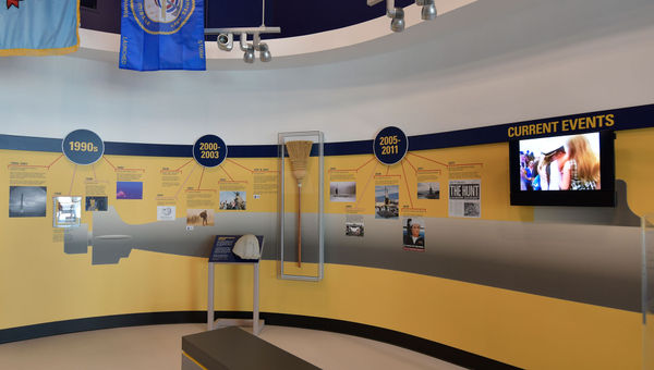 An exhibit at the Pacific Fleet Submarine Museum. An exhibit at the Pacific Fleet Submarine Museum.