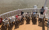 The American Countess has a variety of indoor and outdoor lounge areas.