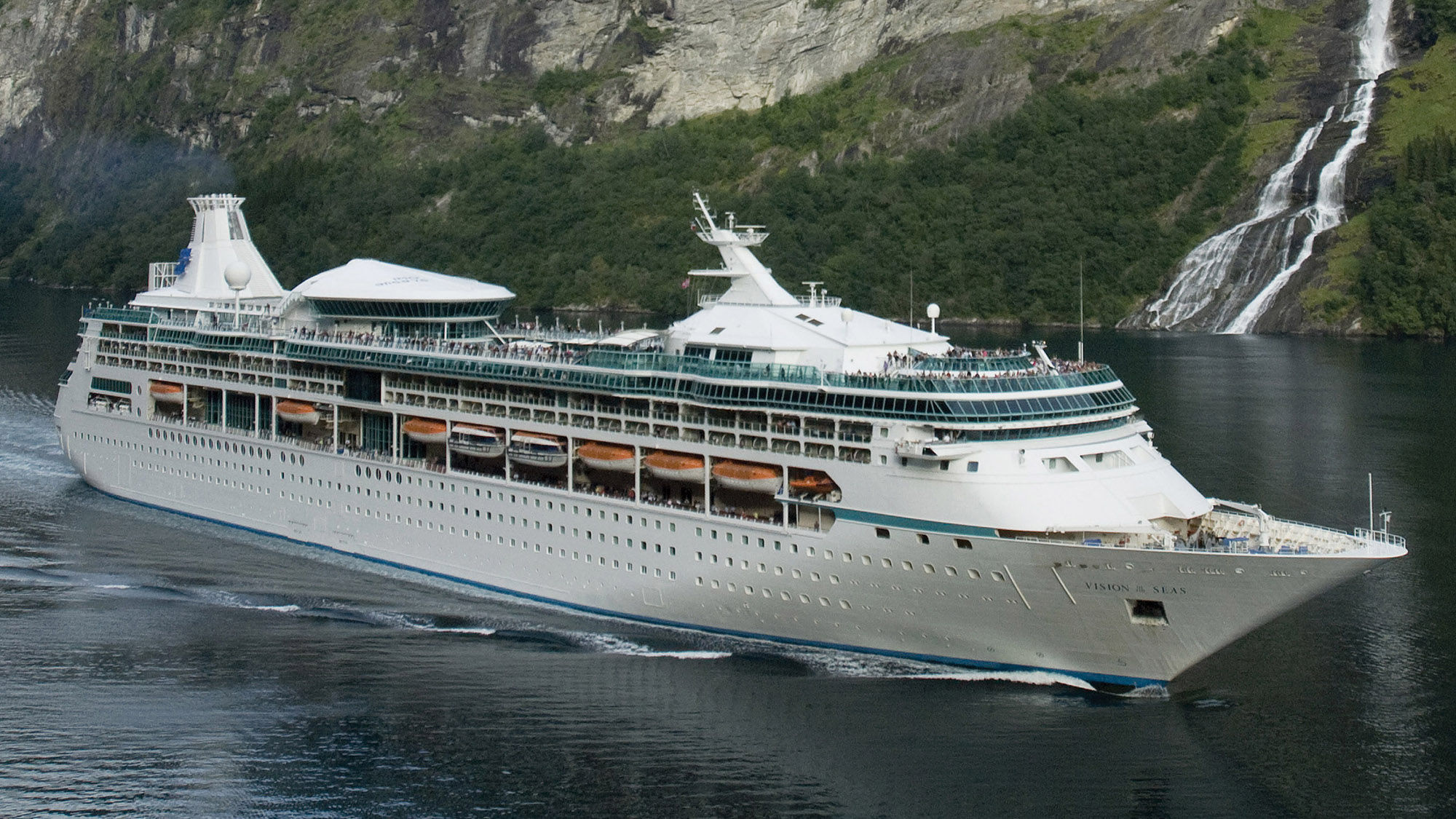 Royal Caribbean International's Bermuda cruises will be aboard the Vision of the Seas, pictured.