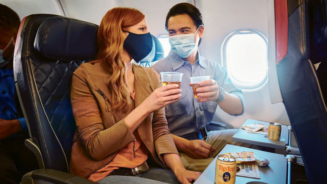 Delta is bringing back economy class alcohol service, but in an altered form. Customers will choose from two canned cocktails.