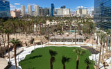 Virgin Hotels Las Vegas' Event Lawn sits atop what was once the Hard Rock's Rehab pool.