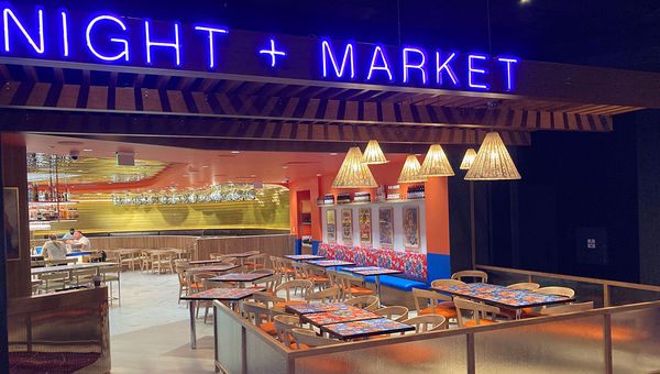 Night + Market is a Thai fusion concept from chef Kris Yenbamroong, whose Los Angeles restaurants have been critically lauded. Night + Market is a Thai fusion concept from chef Kris Yenbamroong, whose Los Angeles restaurants have been critically lauded.