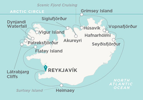 Crystal Expedition Cruises' first ship, the Crystal Endeavor, will launch service in Iceland in July, with five 10-day circumnavigations of the island. Crystal Expedition Cruises' first ship, the Crystal Endeavor, will launch service in Iceland in July, with five 10-day circumnavigations of the island.