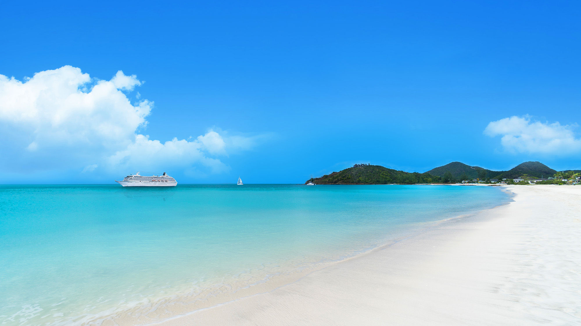 The Crystal Symphony is embarking passengers in Antigua; it added St. Maarten as a second embarkation option.
