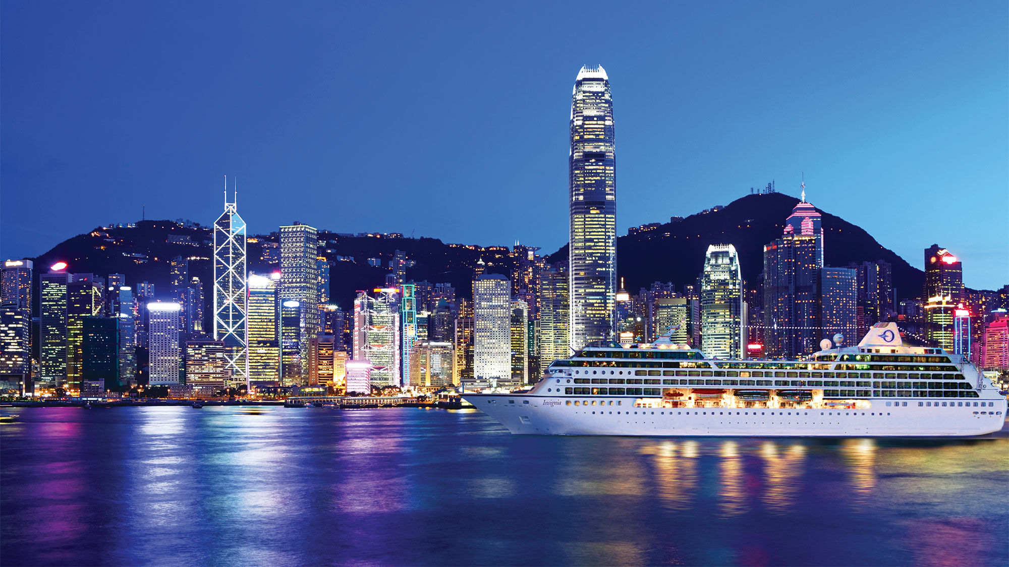 The Oceania Insignia sailing in China. The cruise line said its 2023 world cruise aboard the ship is already sold out.