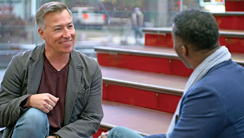 Robert Hertenstein, left, the senior director of entertainment production for Norwegian Cruise Line Holdings, and Alan Mingo, a star of "Kinky Boots," an NCL ship production. Robert Hertenstein, left, the senior director of entertainment production for Norwegian Cruise Line Holdings, and Alan Mingo, a star of "Kinky Boots," an NCL ship production.