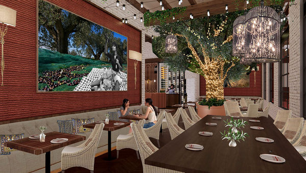 A rendering of Ballo, which will feature Italian cuisine under the direction of James Beard Award-winning chef Shawn McClain. A rendering of Ballo, which will feature Italian cuisine under the direction of James Beard Award-winning chef Shawn McClain.