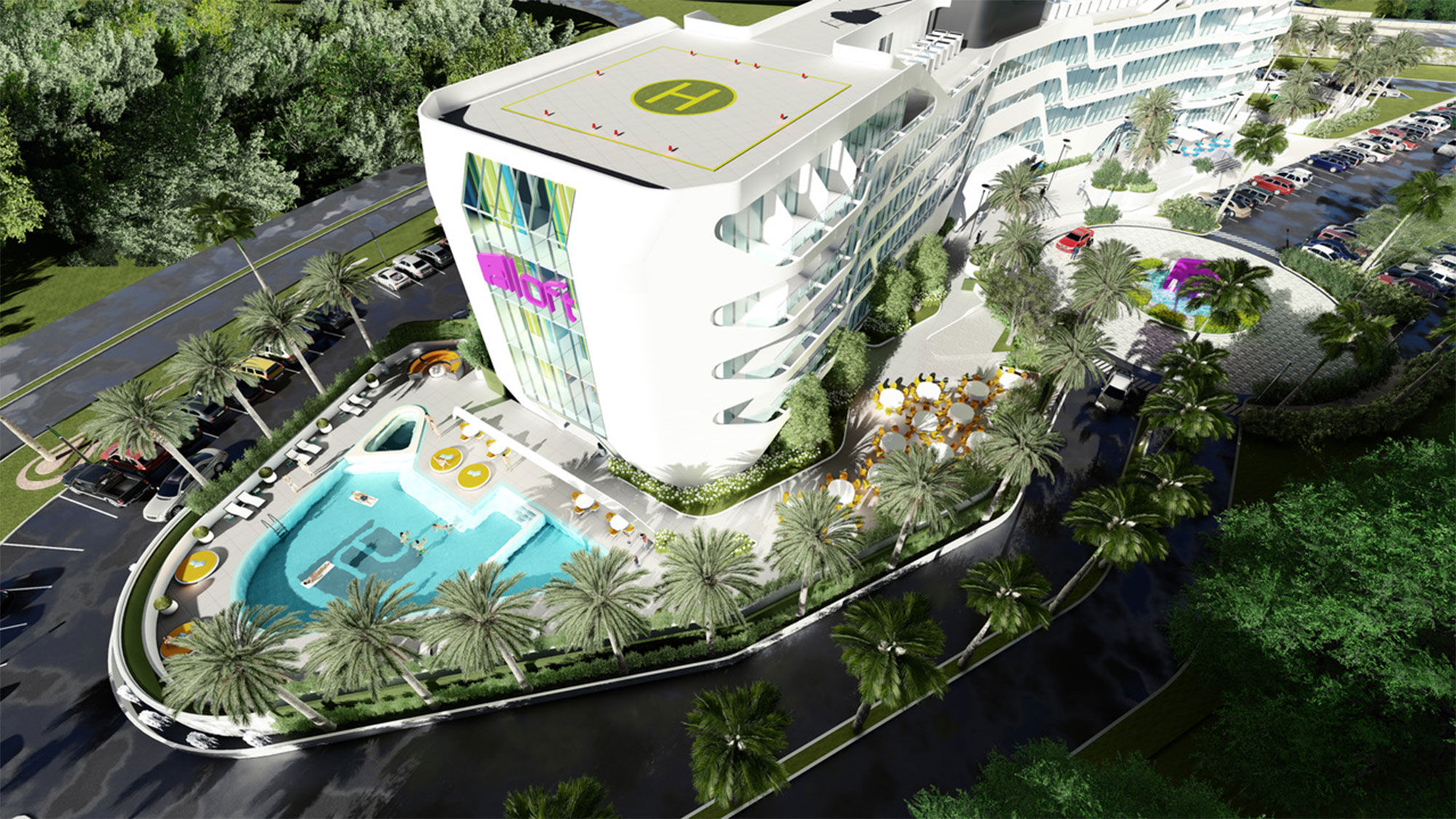 Aloft opens in Ponce, Puerto Rico, with Hard Rock Cafe and infinity pool
