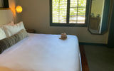 A Cozy King Room at the Kayak Miami Beach.