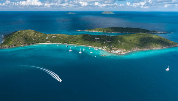 An aerial view of Lovango Cay near St. John, U.S. Virgin Islands. An aerial view of Lovango Cay near St. John, U.S. Virgin Islands.