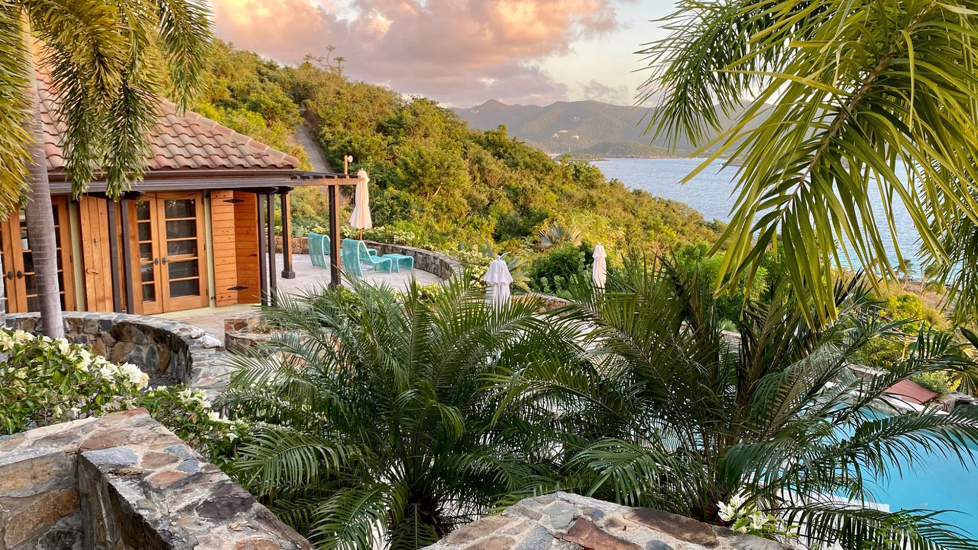 The three-bedroom villa at Lovango Resort and Beach Club is currently the only lodging available. A wide assortment of options is coming in time for high season.