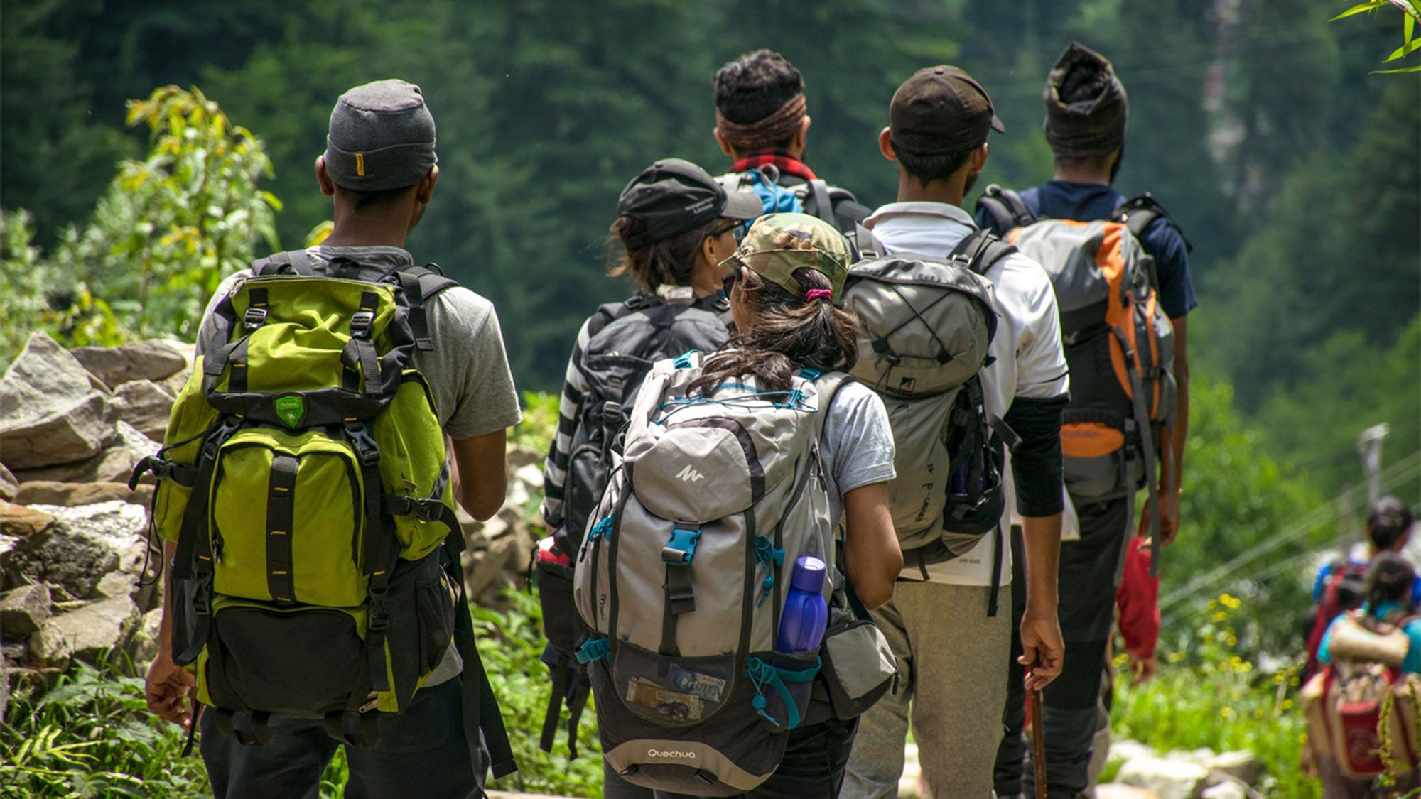 Hikers explore Jamaica's interior.