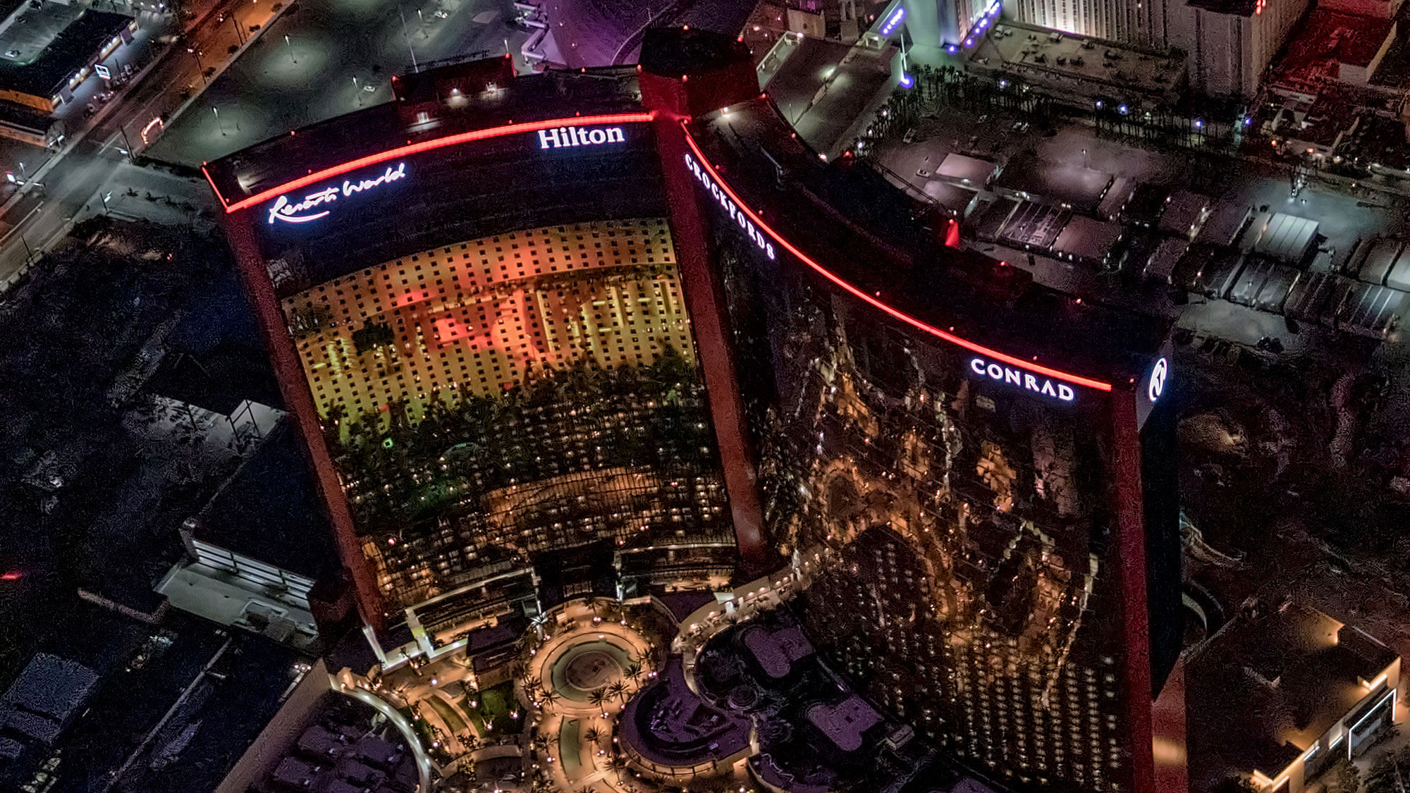 Resorts World Las Vegas will feature more than 3,500 rooms spread over three Hilton-branded properties.