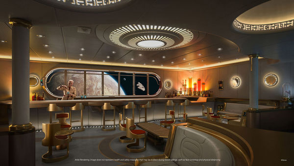The adults-only Star Wars: Hyperspace Lounge will serve drinks and bites inspired by the "Star Wars" franchise. The adults-only Star Wars: Hyperspace Lounge will serve drinks and bites inspired by the "Star Wars" franchise.