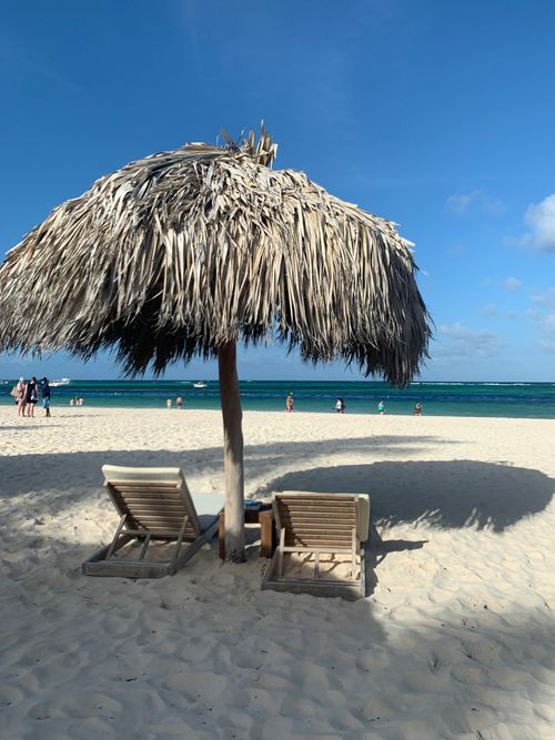 The beach beckoned at the Secrets and Dreams Royal Beach resorts in Punta Cana. The beach beckoned at the Secrets and Dreams Royal Beach resorts in Punta Cana.