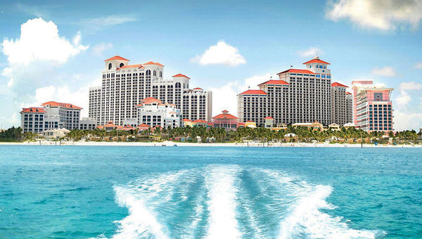 Baha Mar, which is currently offering a "stay three nights get the fourth night free and a $100 resort credit" to cruise passengers.