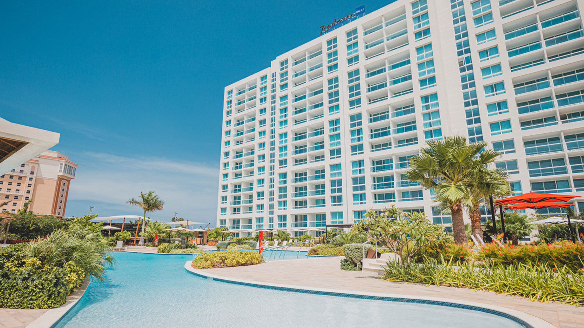 The Radisson Blu Aruba, the newest additiona to Aruba's Palm Beach scene.