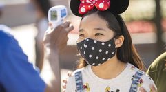 Temperature checks are required for entry into Disney's theme parks.