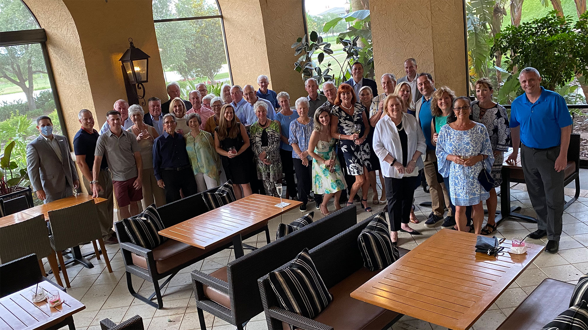 The attendees of the As the World Reopens Travel Forum at the Ritz-Carlton Orlando, Grande Lakes.