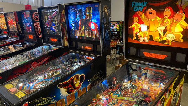 In addition to vintage machines from as far back as the 1930s, the Pinball Hall of Fame is also home to more contemporary games. Owner Tim Arnold says he like to stay current with what people want and also support pinball factories.