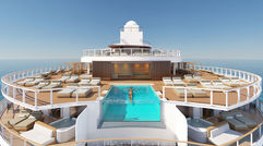 The Norwegian Prima will be the first ship in the new Prima Class, Norwegian Cruise Line's first new ship class in almost a decade. The suite-only Haven moves to the aft of the ship.