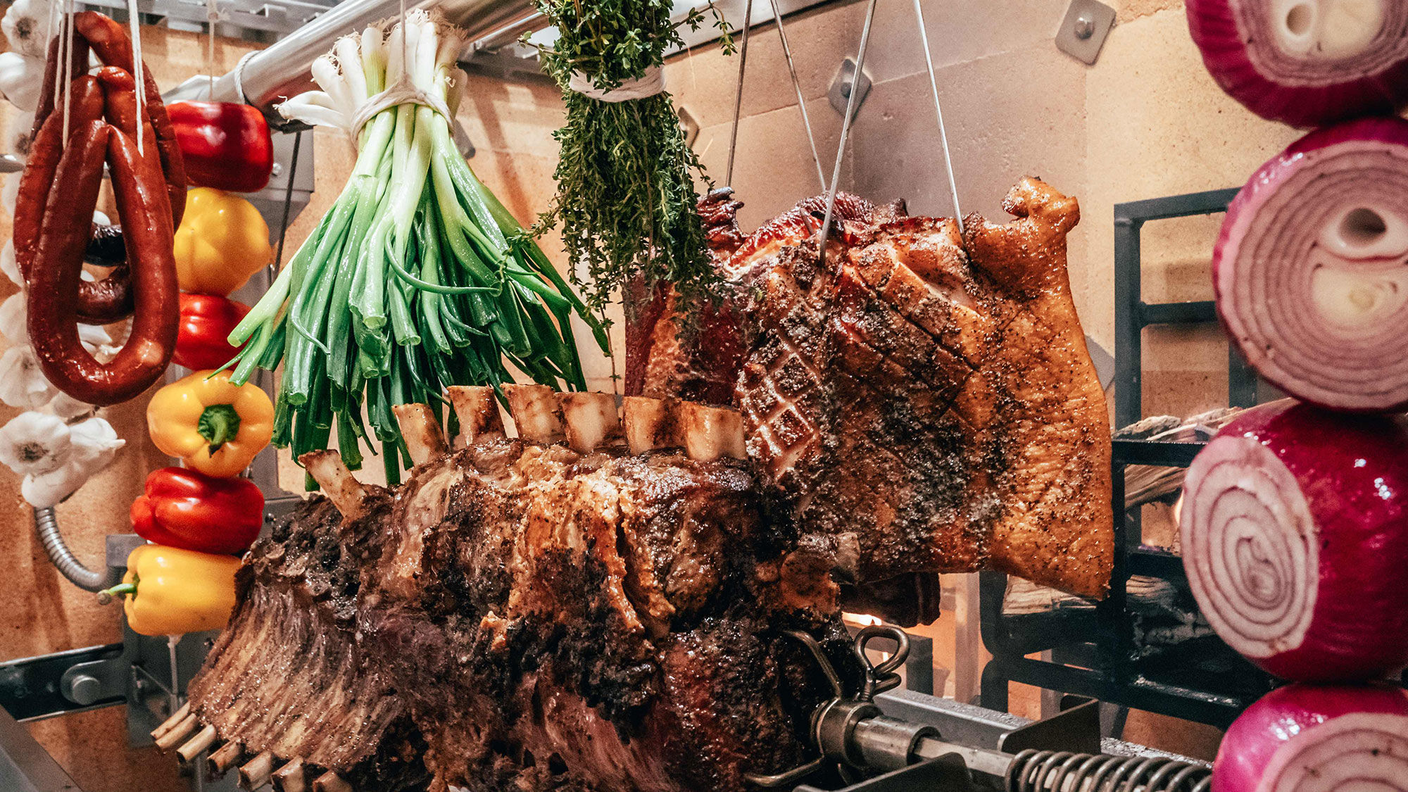 Bacchanal Buffet at Caesars Palace in Las Vegas will reopen for dinner Thursdays through Mondays from 4 p.m. to 10 p.m. starting on May 20.