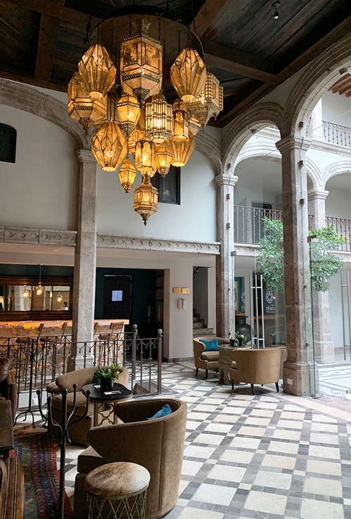 The lobby area of Casa 1810. The lobby area of Casa 1810.