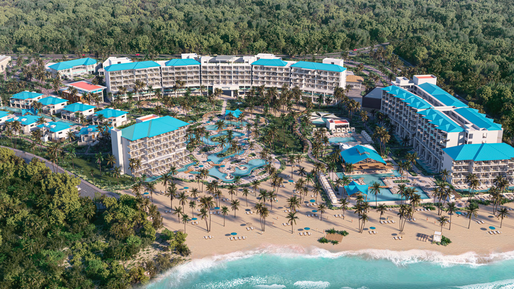 A rendering of the Margaritaville Island Reserve Cap Cana.