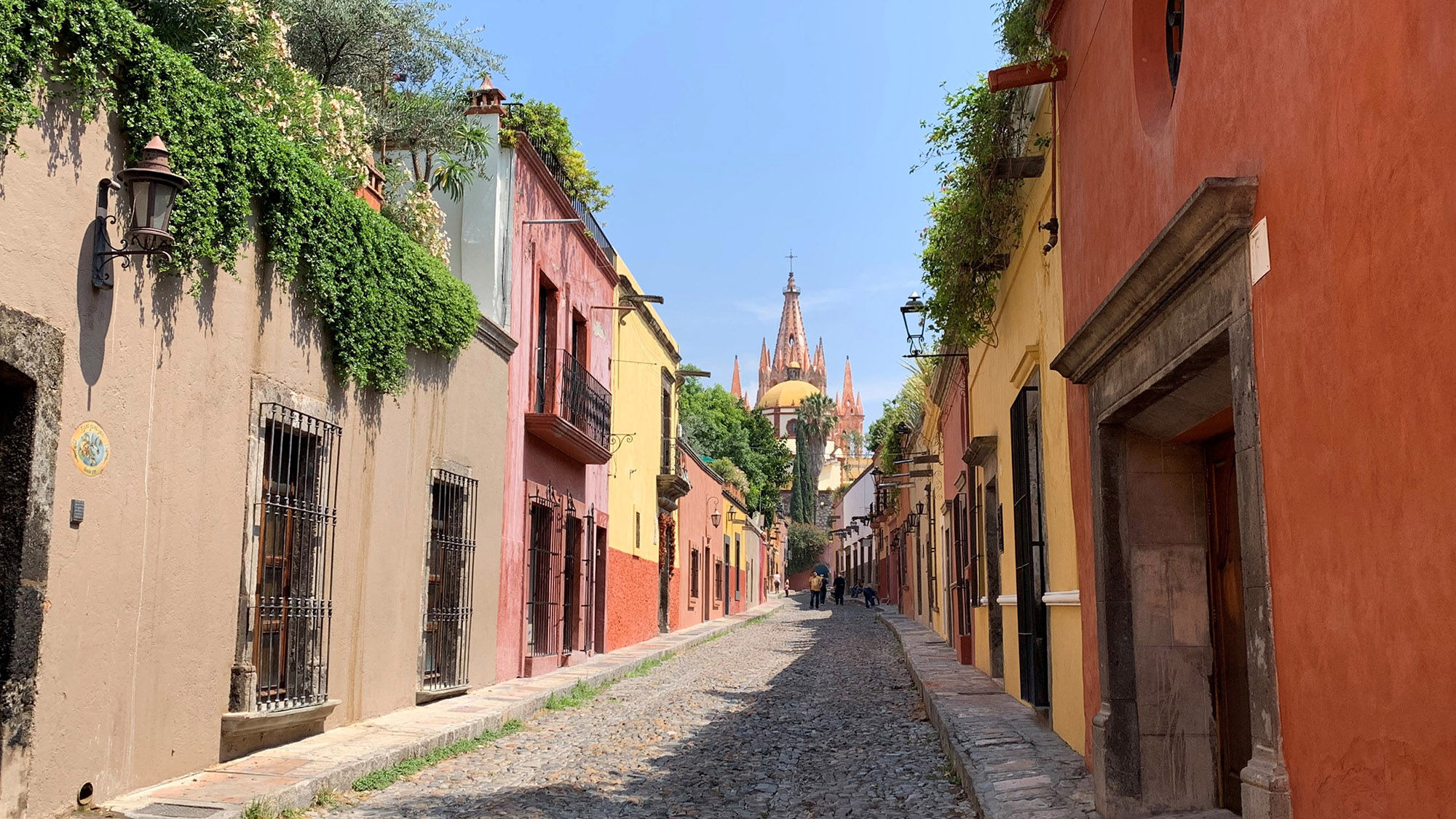 The picturesque historic center of San Miguel de Allende.