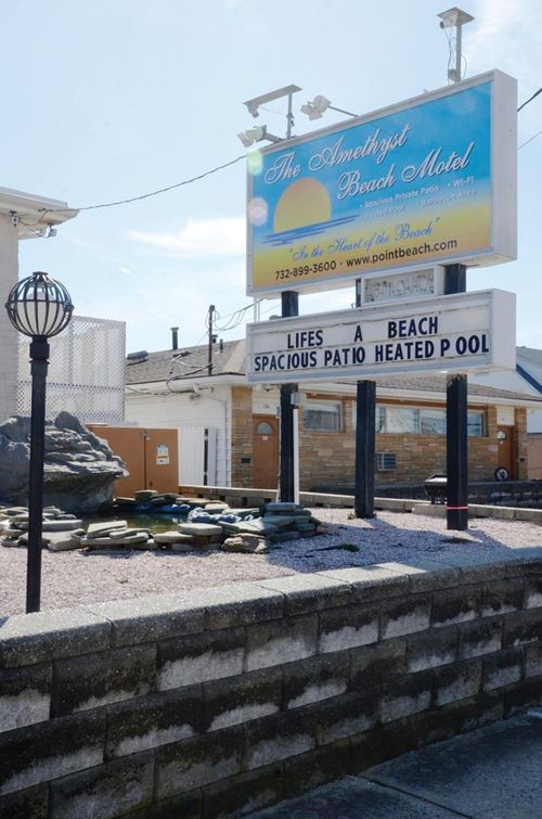 The Amethyst Beach Motel in Point Pleasant Beach, N.J. The Amethyst Beach Motel in Point Pleasant Beach, N.J.