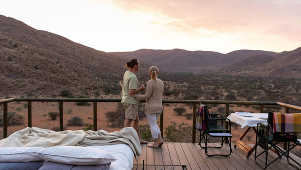 The star bed experience at Tswalu Kalahari's Naledi is designed for two adults but also ideal for a family of four. The star bed experience at Tswalu Kalahari's Naledi is designed for two adults but also ideal for a family of four.