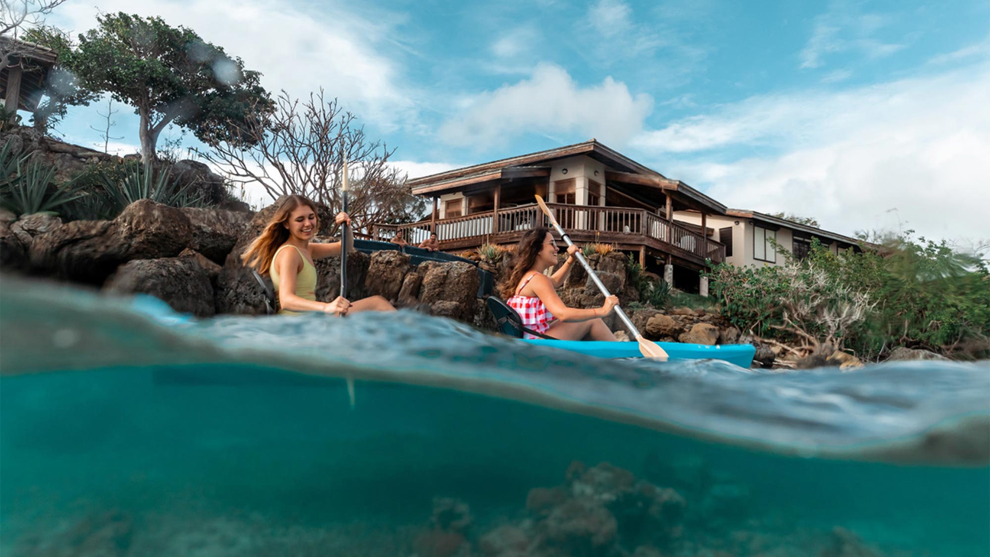Kayaking in Culebra, Puerto Rico. The island has just changed its entry protocols for vaccinated American travelers.