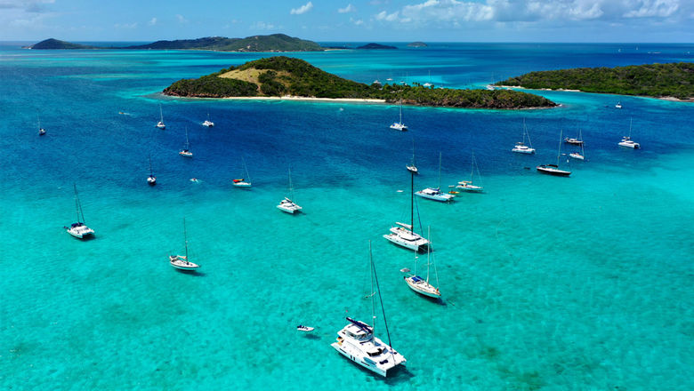 Tobago Cays Marine Park in the Grenadines is a top attraction for yachters and daytrippers on charter boats.