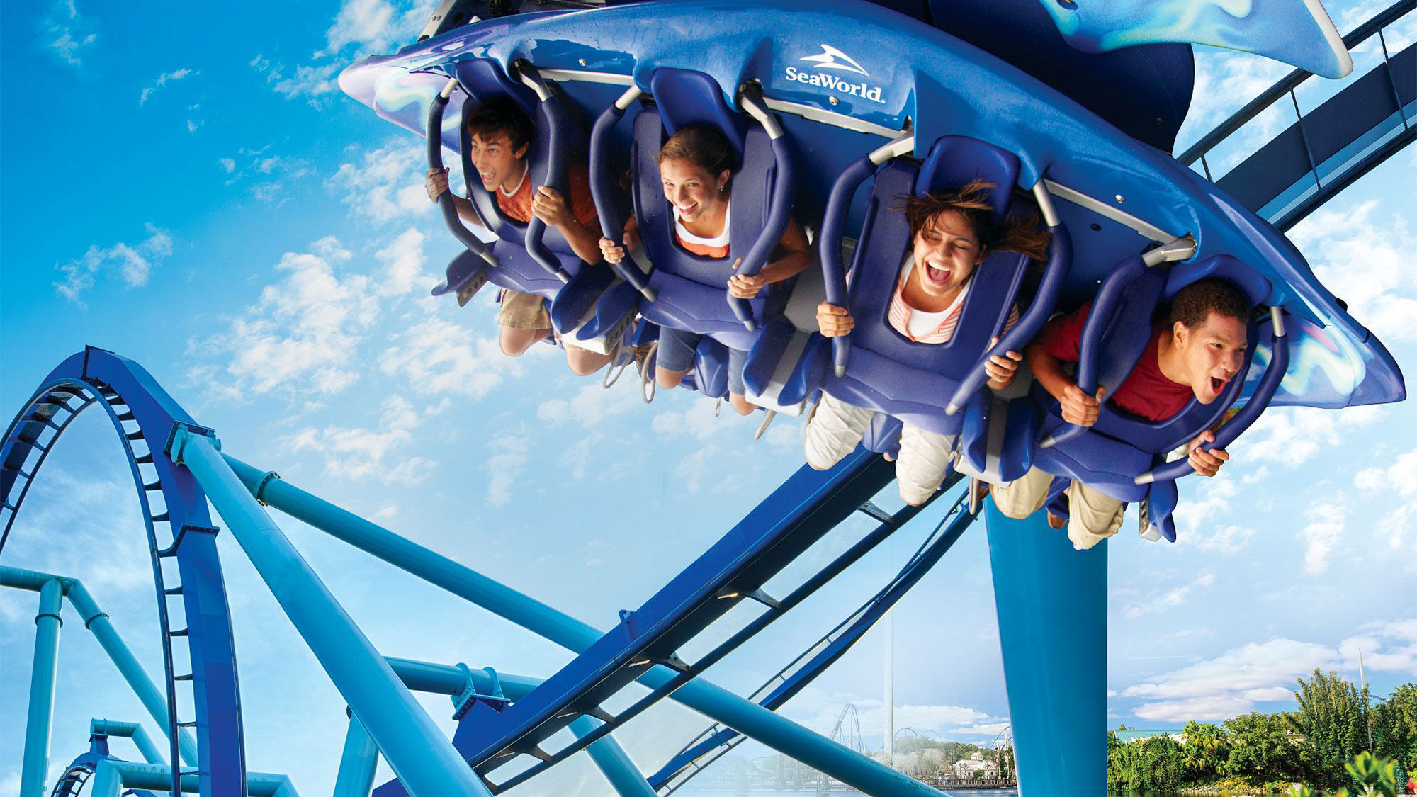Manta, a roller coaster at SeaWorld Orlando.