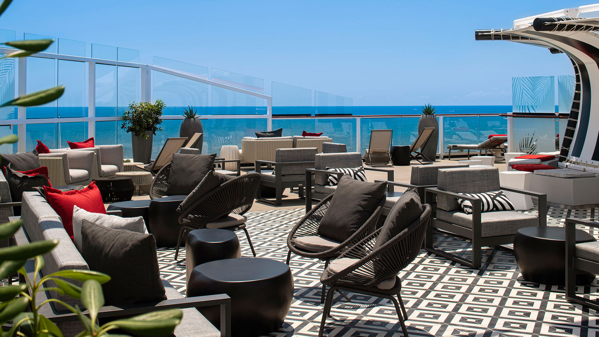 The Retreat Sundeck for suite guests on the refurbished Celebrity Equinox.
