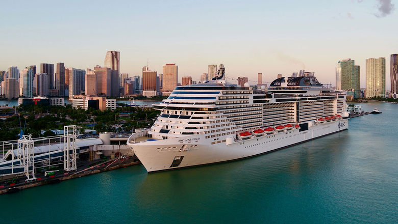 The MSC Meraviglia will restart on Aug. 2 with three- and four-night cruises from Miami.