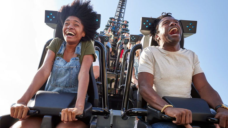 The VelociCoaster at Universal Orlando.