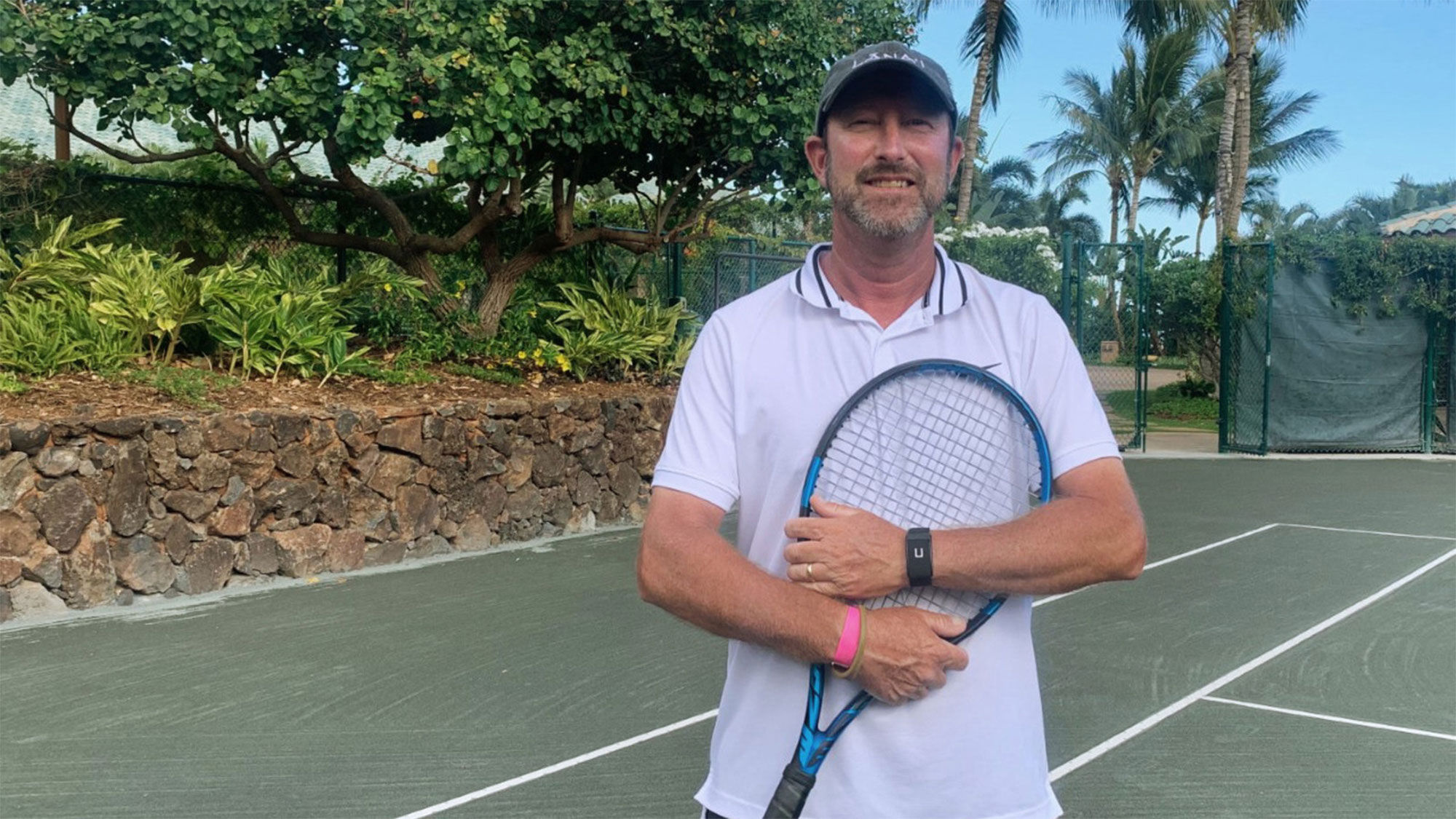 Tennis pro Andres Durandegui joined Fours Seasons Resort Lanai in March and is introducing new programs and activities.