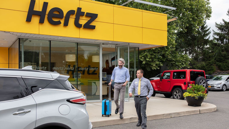 Hertz's full-year adjusted corporate EBITDA of $2.1 billion was a company record.