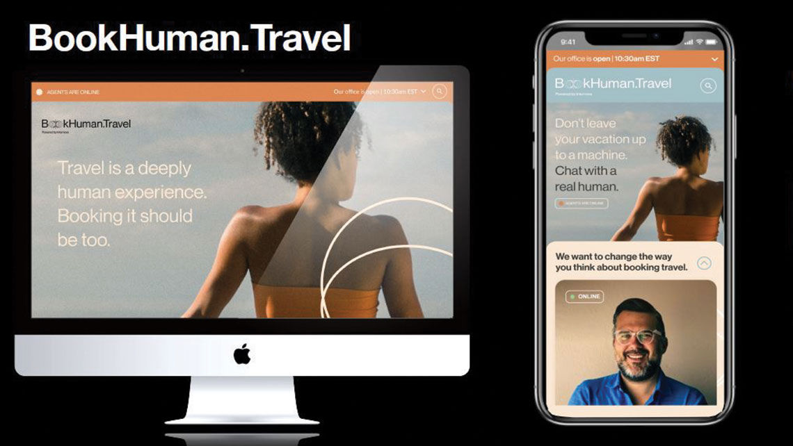 Internova Travel Group's "Go Human. Book Human." advertising campaign drives consumers to travel advisors.