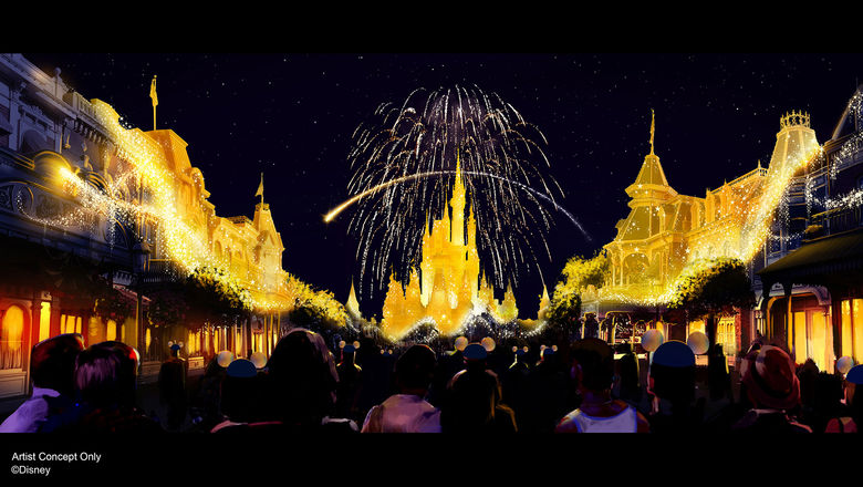 "Disney Enchantment" will feature music, lighting effects, fireworks and new projection effects that go from Cinderella Castle down Main Street, U.S.A.