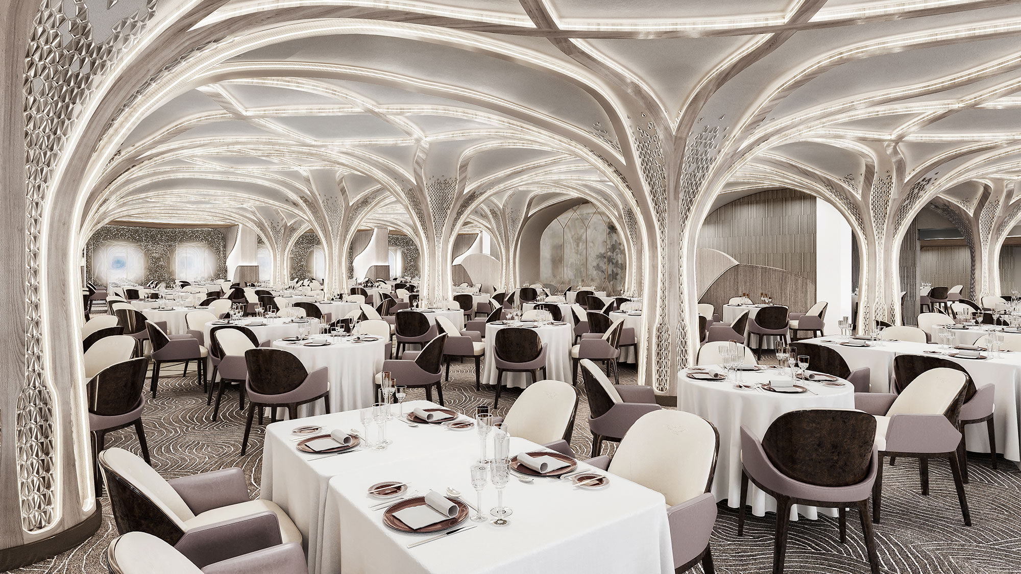 The signature Compass Edge restaurant will be redesigned on Seven Seas Grandeur.