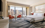 Conrad's king room features art to inspire the entrepreneurial spirit of global travelers.