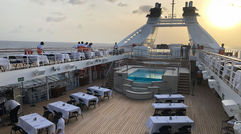 The newly stretched Star Breeze affords more room for the line's signature Deck Barbecue.
