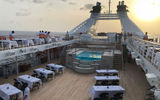 The newly stretched Star Breeze affords more room for the line's signature Deck Barbecue.