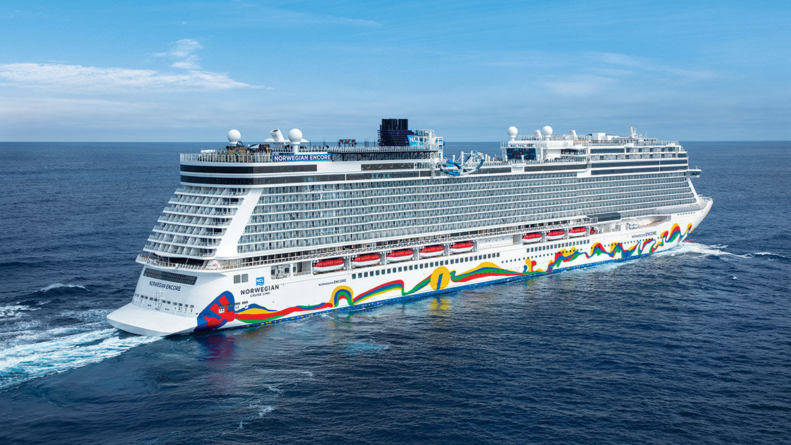 The Norwegian Encore. The company reported that pricing for the second half of 2021 is in line with prepandemic levels.
