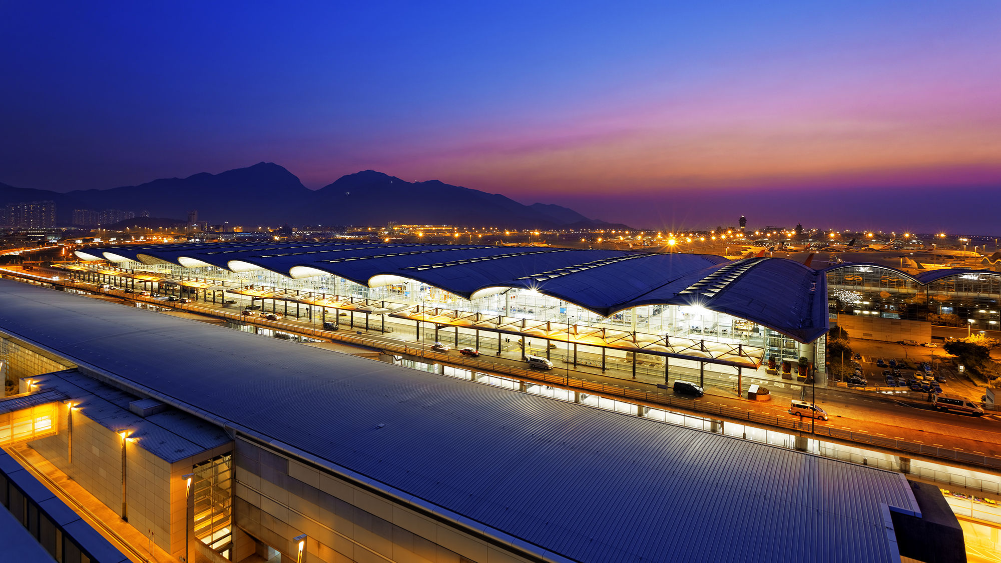 Hong Kong Airport, the third-largest in Asia, has reached terminal capacity.