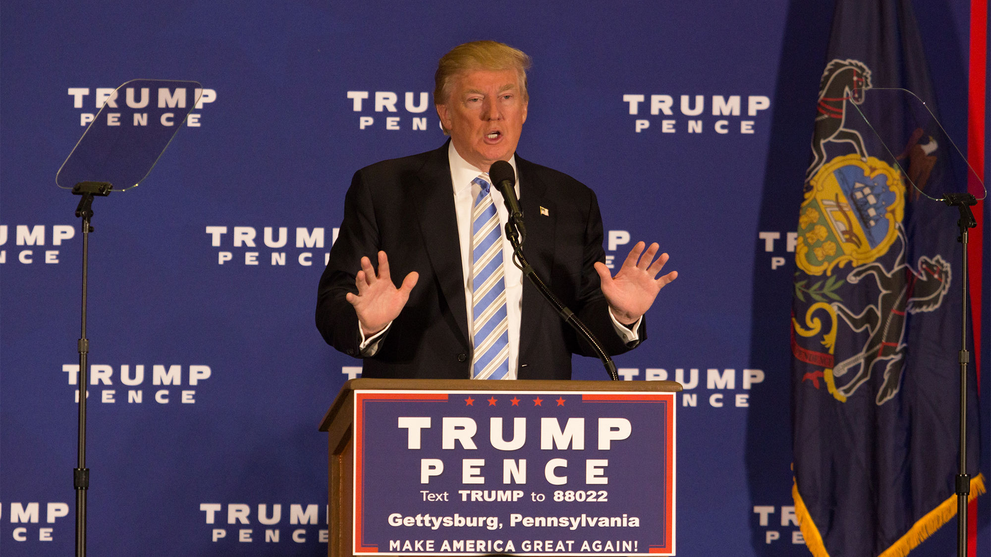 President-elect Donald Trump on the campaign trail in October.